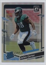 2023 Panini Donruss Optic Rated Rookie Holo Prizm Jalen Carter #281 1o8c