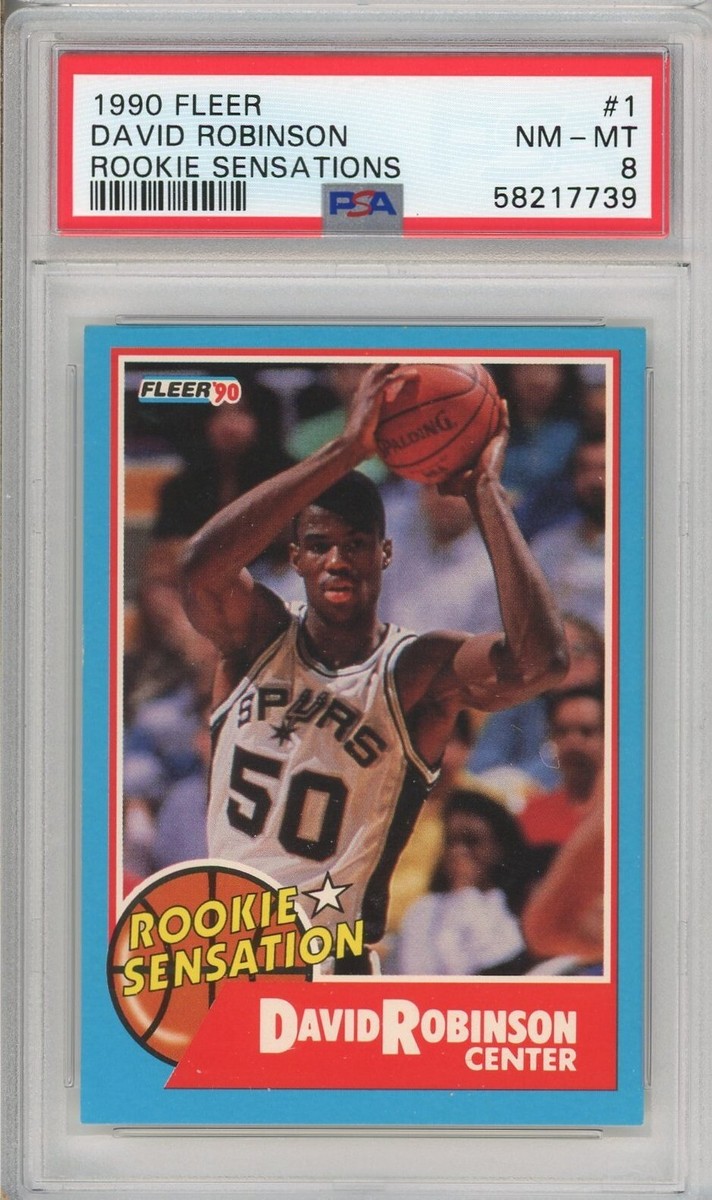 1990 Fleer Rookie Sensations #1 David Robinson PSA 8 | eBay