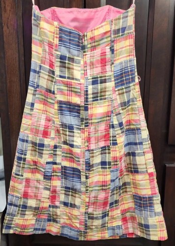 Molly B Womens Size 4 Patch Work Dress Made In The USA Lined Vintage - Picture 3 of 9