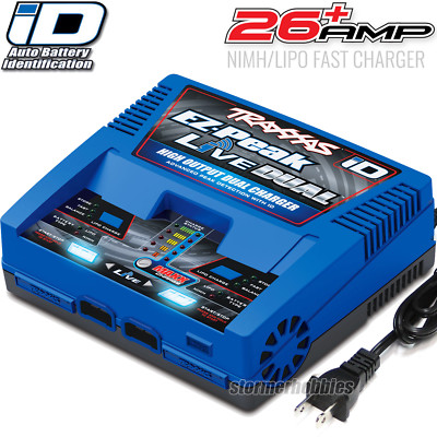 Traxxas TRA2973 EZ-Peak Live Dual Charger, 200W,  2973 X-MAXX E-REVO with Cord