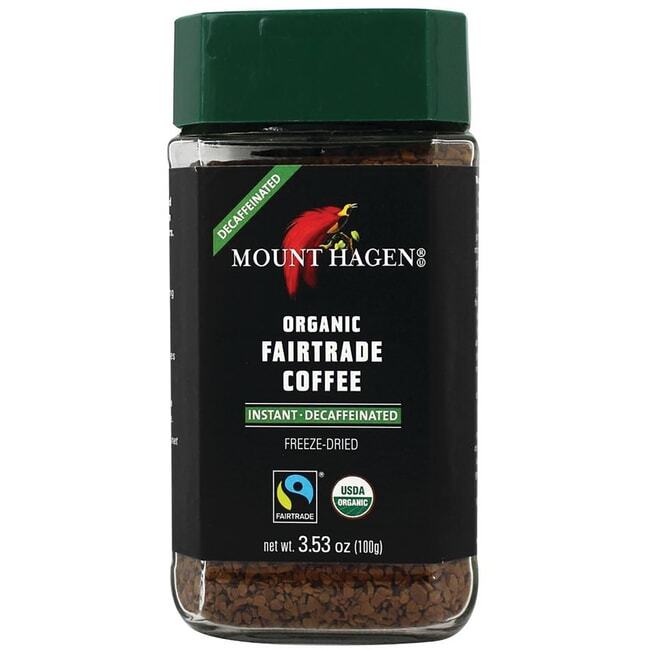Кофе Mount Hagen Organic Fairtrade - Растворимый, без кофеина, сублимированный