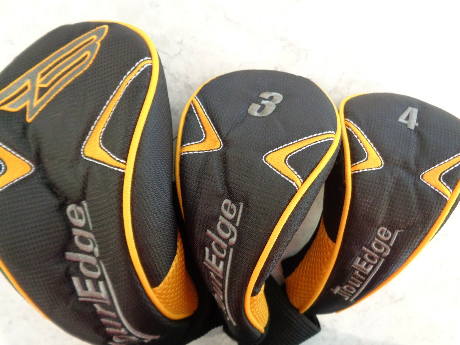 Set of 3 Tour Edge Bazooka 260 Head Covers (Driver, 3-Wood, and 4-Hybrid)-NEW