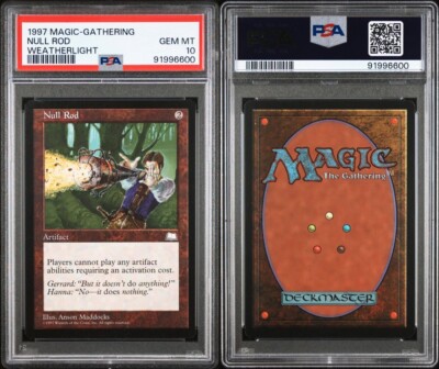 1997 MTG Null Rod Weatherlight PSA 10 | eBay