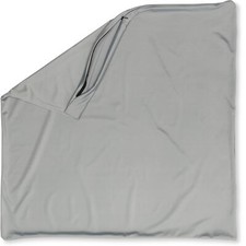26" x 26" Cover Throw Pillowcases - 85/15 Nylon/Spandex Silky Light Grey