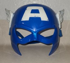 Hasbro Marvel Captain America Half Masks Hero Child Costume 2010 Blue White