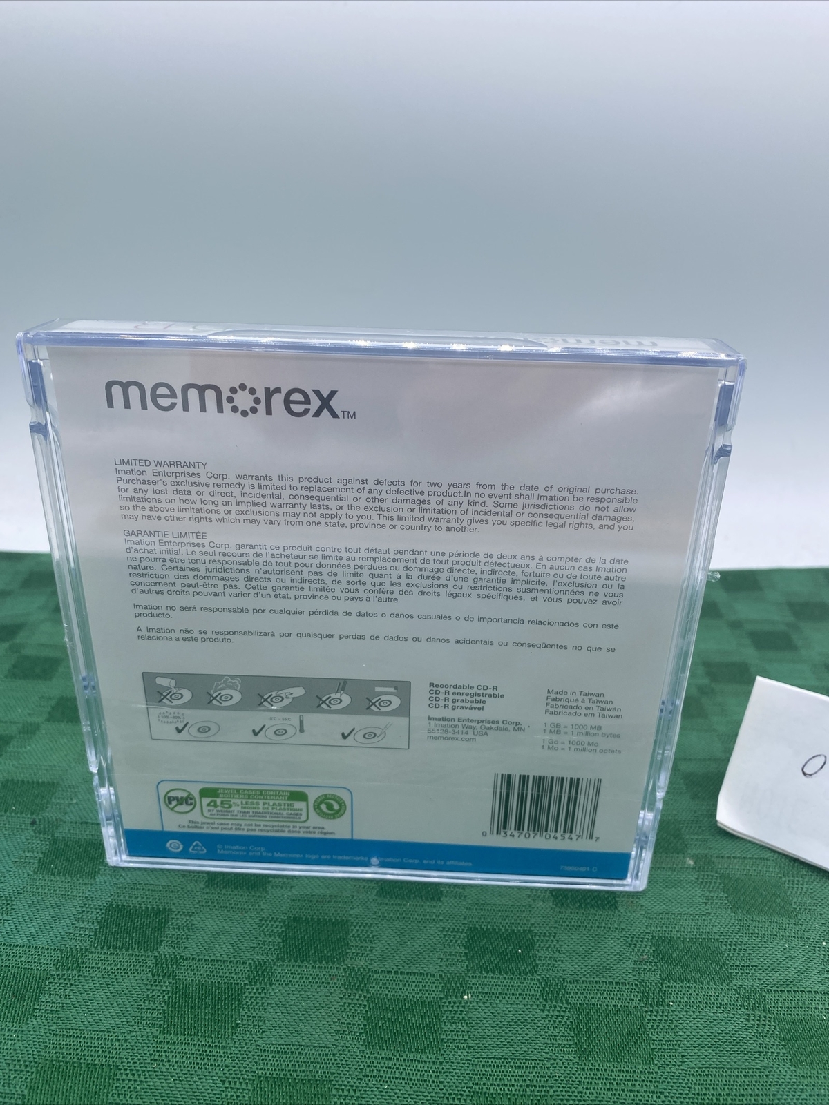 Memorex CD-R, 52x 700MB, 80 Min, 10 Pack Blank Cds - Music Photos NEW & SEALED!