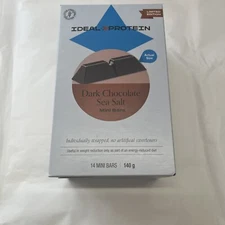 ideal protein dark chocolate sea salt mini bars BB 02/28/2027