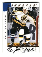 P.J. Axelsson 1997-98 Pinnacle Be a Player Autograph #238 Boston Bruins
