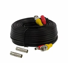 InstallerCCTV 100ft Analog BNC Video Power Camera Extension Cable-Siamese Style