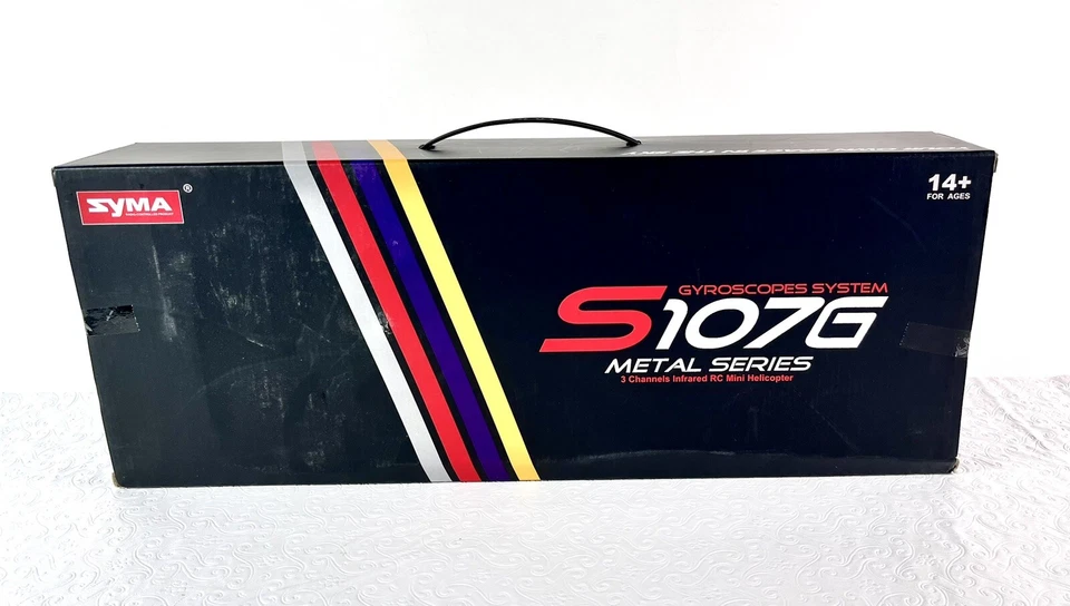 Syma RC Mini Helicopter S107G Metal  Gyro Remote Control Kids Gift NEW - Image 2 of 3