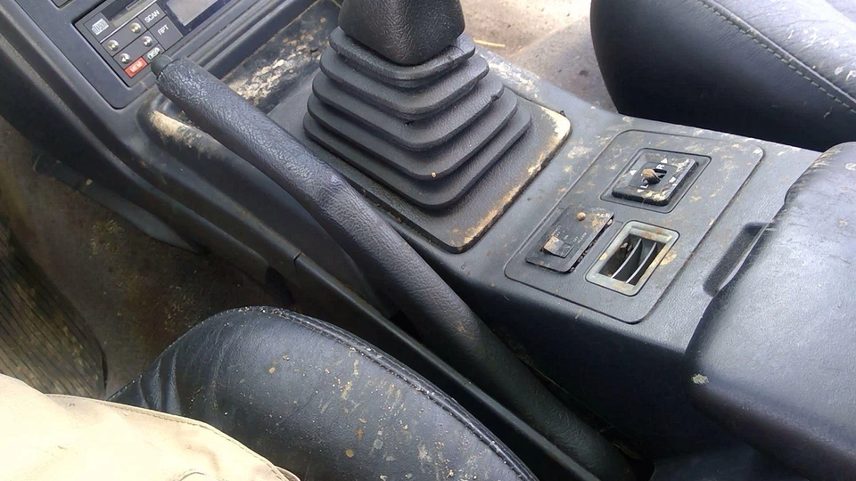 Conjunto de manija de freno de estacionamiento Mitsubishi Galant Vr-4 1991 OEM emergencia completa Foto 3 de 4