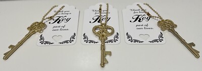 WODEGIFT Key Shaped Bottle Openers - Vintage Skeleton Style - NEW