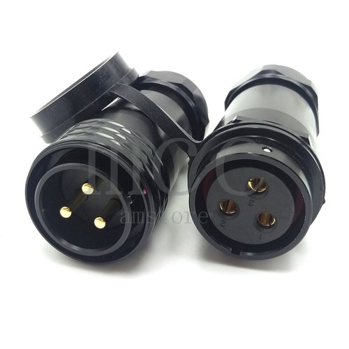 WEIPU SA28 3Pin Docking waterproof connector,power Screw crimping connector IP67 - Picture 5 of 8