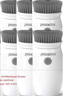 LOT of 6 Proactiv Pore Cleansing Brush Charcoal Infused Brush 360 Rotation