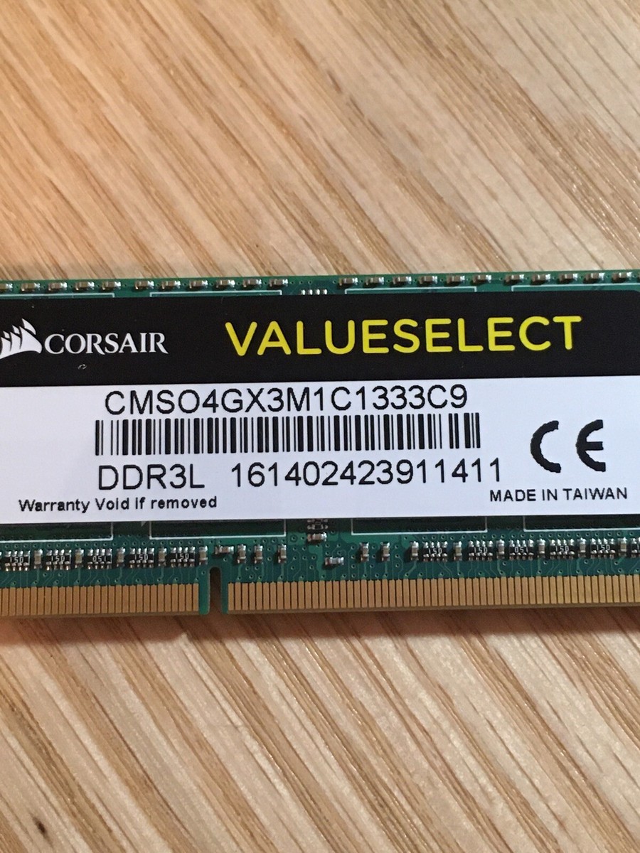 4GB CORSAIR CMSO4GX3M1A1333C9 DDR3 1333MHz So-Dimm 204pin Laptop