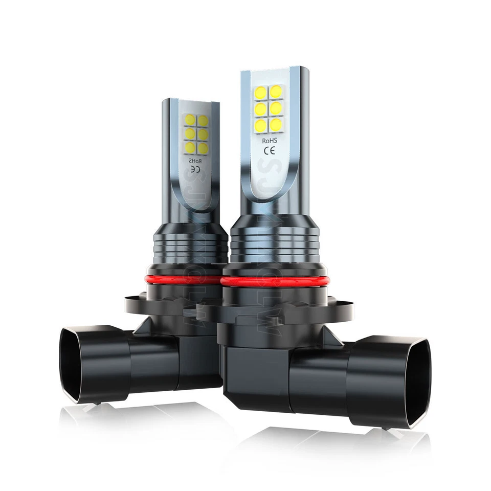 For 2005-2019 Ford F550 Super Duty 6.7L LED Headlight Fog Light Bulb Kit 10000K - Image 3 of 4