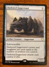 2018 MTG Wizards of the Coast Commander 2018 Darksteel Juggernaut #202/307 Used