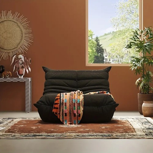 Chesterfield Sofa 1 to 3 Seats Caterpillar Lazy Sofa Tatami Floor Sofa Nap Couch - Picture 22 of 72