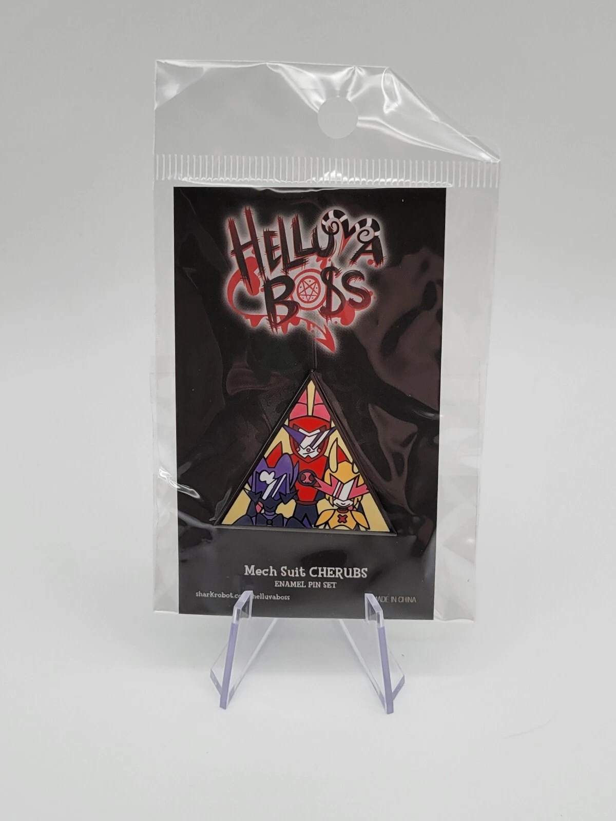 Helluva Boss Mech Suit CHERUBS Limited Edition Enamel Pin Vivziepop Sharkrobot