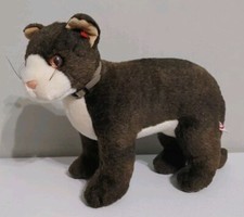 1999 Ty Classic Cat "Mystery" Brown Cat Stuffed Animal - Retired - 11"
