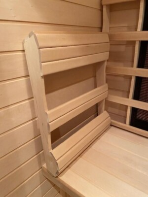 NEW! Sauna Backrest BASSWOOD (23  x 18  x 3.25'') Curved