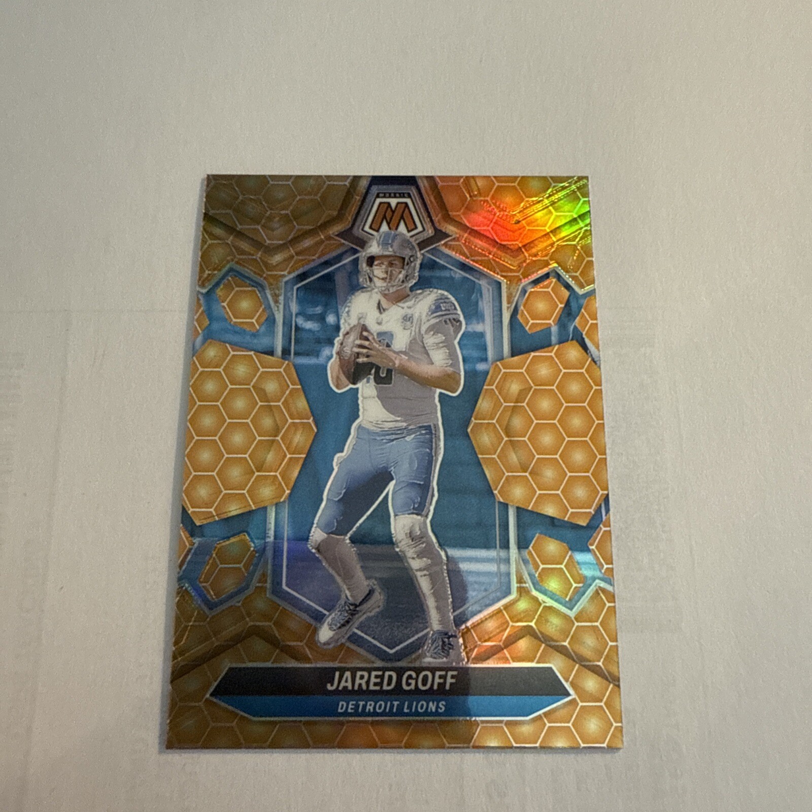 2024 Panini Mosaic Jared Goff #71 Honeycomb Detroit Lions SSP Case Hit