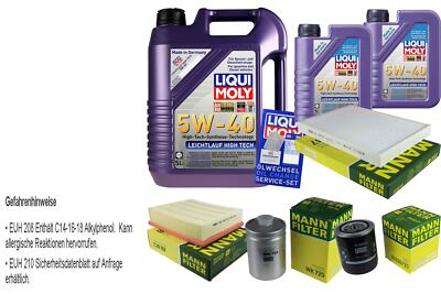 INSPEKTIONSKIT FILTER LIQUI MOLY ÖL 7L 5W-40 für Audi A6 4B C5 2.4 2.8 4B2