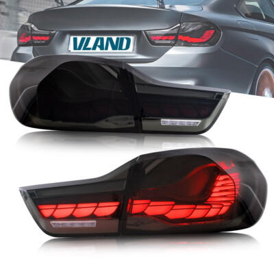 VLAND Getönt Rückleuchten für BMW 4 Series F32 33 36 F82 F83 M4 GTS 2014-20 Paar