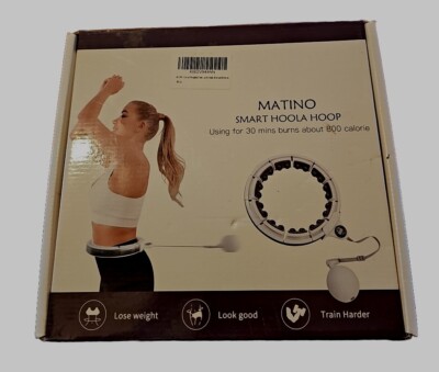 Matino Smart Electronic Hoola Hoop Ab And Hip Work-out Fitness Fun! 30min=800cal