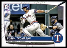 2023 Topps Big League Bubba Thompson #6 Rookie RC Texas Rangers