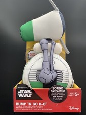 Disney Star Wars Bump N Go DO Sound Activated Action Plush 9 Inch Spins  Speeds