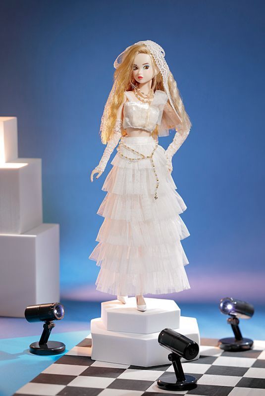 人形 PetWORKs CCS 24SS momoko PetWORKs Momoko Doll, CCS 24AN Momoko White Fashion Doll NEW