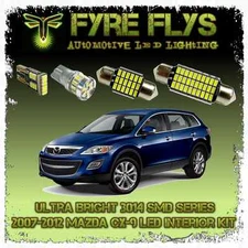 White LED interior lights package kit for 2007-2012 CX-9 9 pcs 3014 series SMD