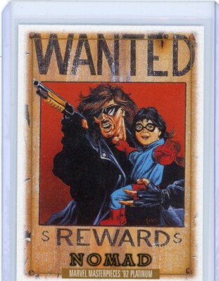 2024 Marvel Masterpieces 92 Platinum Leather NOMAD No. 70!