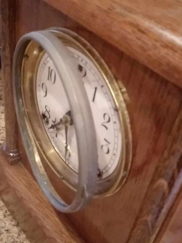 Antiguo Reloj de Manto Sesiones 8 Días, Huelga Media Hora, Catedral Gong Foto 4 de 4