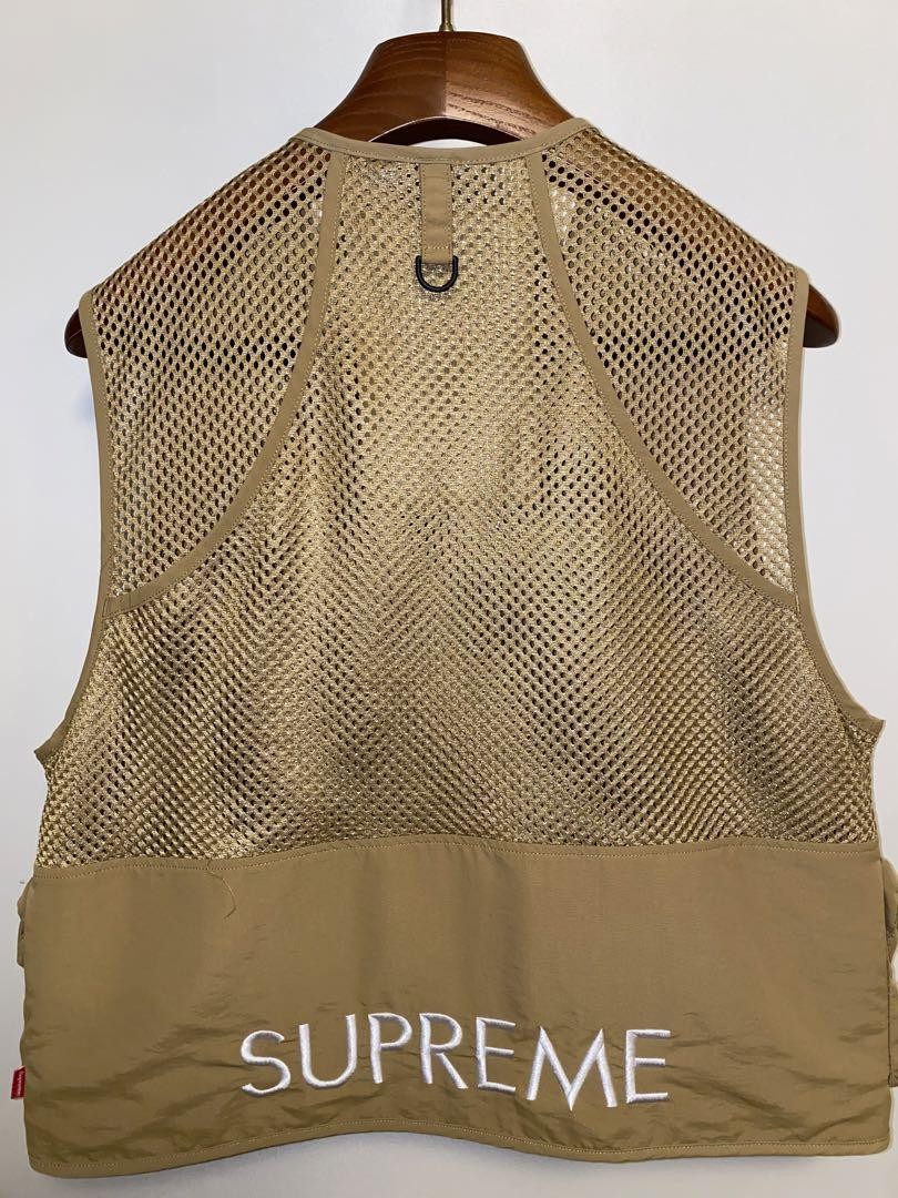 Supreme 20ss TheNorthFace CargoVest Size S Beige Gold Good