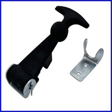 Haubenhalter Gummi 125mm Halterung komplett Traktor LKW Baumaschine Oldtimer PKW