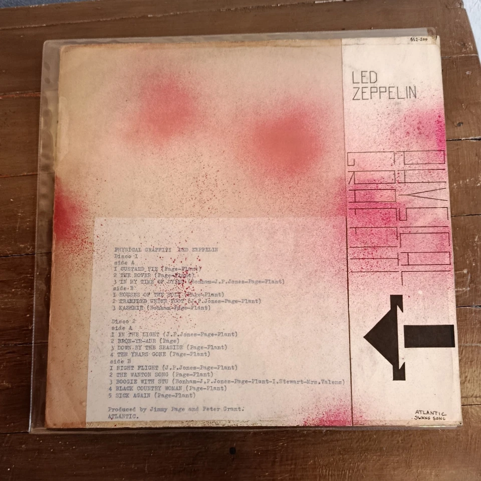 Led Zeppelin Physical Graffiti LP, foto 3 di 4