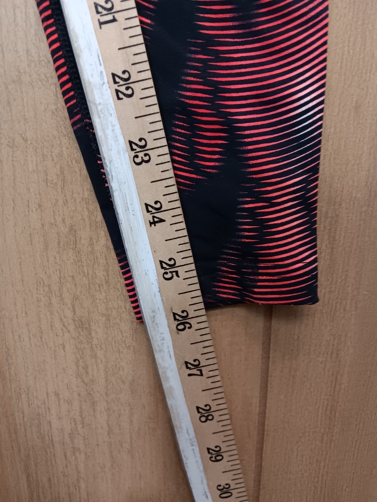 Nike Legging Pants Extra Medium Adult  Red Swoosh Logo Gym Womens XS thumbnail 9