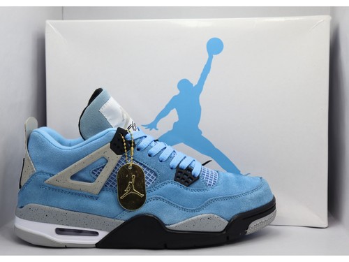 Air Jordan 4 Retro University Blue CT8527-400 Men's Sneaker Size US 10 - Picture 6 of 12
