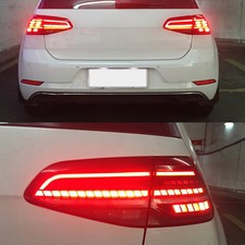 LED Tail Lights For VW Golf 7 MK7 MK7.5 TSI TDI GTI 2013-2019 Rear Lamps set