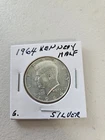 1964 Kennedy Silver Half Dollar 90% Silver Uncertified circulated