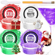 Edible Glitter - 4 Colors Luster Dust Edible Glitter for Cocktails, Food Grade C