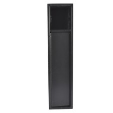 Recessed Toilet Paper Holder for Bathroom Kitchen  Hotel Silver/Black In Wall