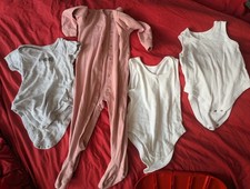 4 x Pagliaccetti Body Tuta 18-24m Fascio Estate e Dormire Manica Lunga