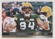 2021 Upper Deck CFL Gold 48/50 Jake Ceresna #86 0it0