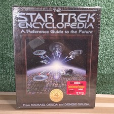 VTG 1997 PC Big Box Star Trek Encyclopedia CD-ROM New  Factory Sealed
