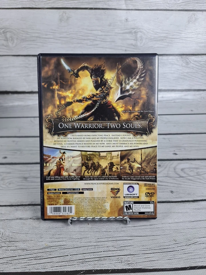 Sony Playstation 2 PS2 Prince Of Persia The Two Thrones testado na caixa - Imagem 2 de 4
