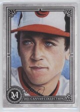 2021 Topps Museum Collection Canvas Reprints Cal Ripken Jr #CCR-3 HOF 0xq7