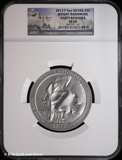 2013 Mount Rushmore 5oz Silver Atb Quarter Ngc Sp 69 | Early Releases